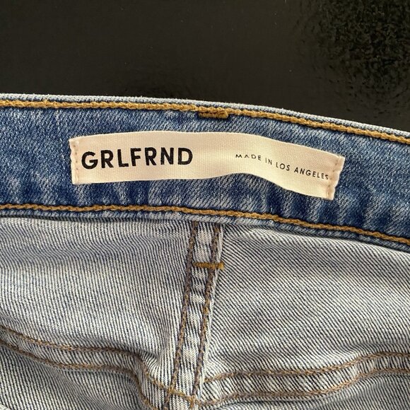 GRLFRND Denim Jeans Size 30 The Carine High Rise Stretch Flare Cojo Bay - Picture 10 of 16